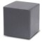 Square Pleather Ottoman